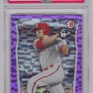 Rhys Hoskins 2014 Bowman ROOKIE Purple Ice PSA 10 GEM MINT 82/99 DP122 Phillies