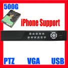 4 Ch Channel H.264 500GB HDD Surveillance Security CCTV 120fps DVR System