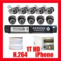 H.264 16 CHANNEL DVR 10 SONY CCD CAMERA VIDEO SYSTEM