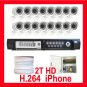 COMPLETE 16 CHANNEL VIDEO SURVEILLAN​​CE CCTV SYSTEM
