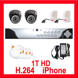4 Channel DVR Camera CCTV Surveillance Security System