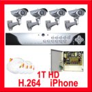 H.264 1TB HD 4 Channel Camera Surveillance DVR System