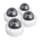 (4) 1/3" SONY CCD Outdoor Dome Weatherproof CCTV Camera