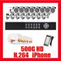 Complete 8CH DVR Surveillance outdoor Cameras System