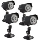 (4) 1/4" SONY CCD  WATERPROOF IR SECURITY CAMERA