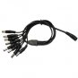 (2) AC/DC Power Adapter 12V 7Amp 1 to 8 Power Splitters