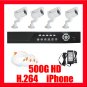 4 High Def Camera CCTV Security Surveillance DVR System