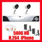 4 CH DVR + 2 Sony CCD Complete Surveillance System
