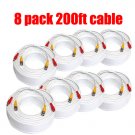 Lof of 8 Power Video Siamese Surveillance System Cable