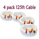 4x125ft VIDEO POWER CABLE FOR CCTV SUVEILLANC​​E SYSTEM
