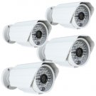 Lot of 4 - 1/3" SONY CCD SURVEILLAN​CE SECURITY CAMERA