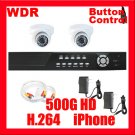 4 CH DVR + 2 SONY CCD Complete Surveillance System