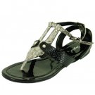 *Thrive* Snake Skin Thong Sandel