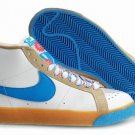 Blazer High-Blue and White Gum-117986