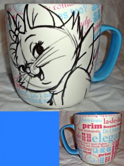Disney Store Aristocats Marie Character Mug~16oz~NEW