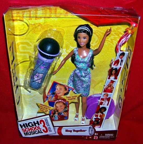 High School Musical 3 Sing Together Gabriella Doll~NEW IN BOX
