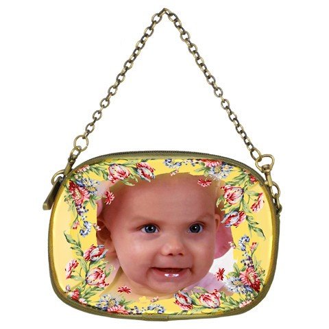 Custom print chain purse