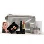 Lancome SILVER Cosmetic Bag 7 PC Set:LIPSTICK ,RENERGIE