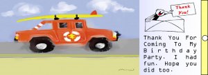 Beach Patrol Bookmark