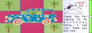 Green Car Bookmark