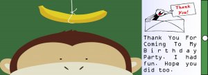 Monkey Bookmark