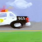 Patrol Car Bookmark