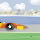 Racing Car Bookmark
