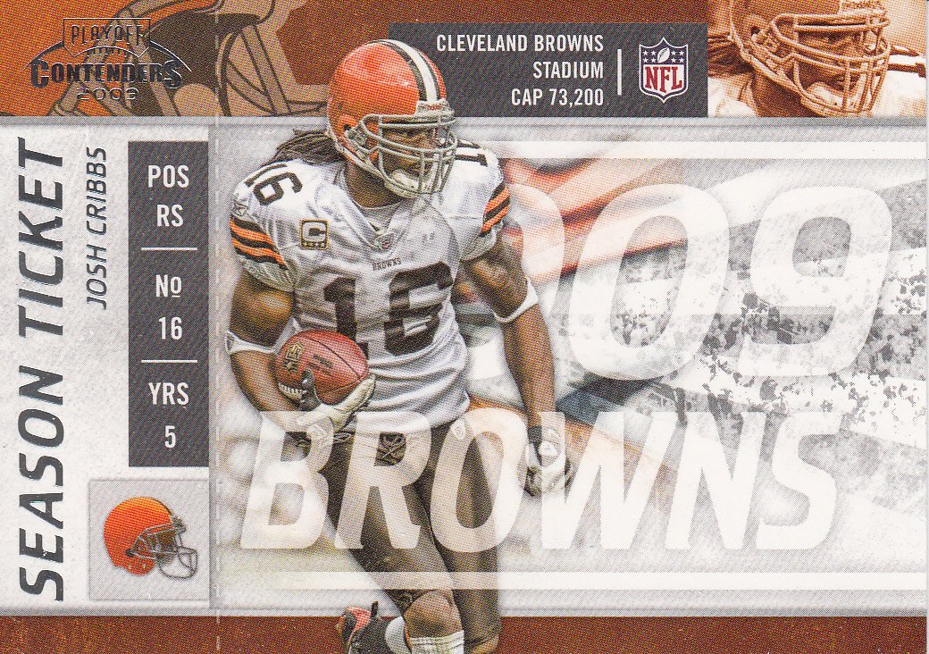 Josh Cribbs 2009 Playoff Contenders 24