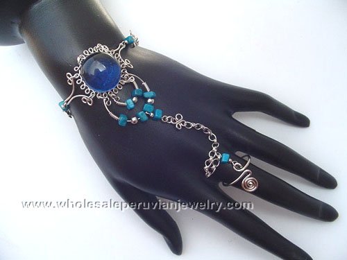 8 ASSORTED MURANO GLASS SLAVE BRACELETS HANDMADE PERUVIAN JEWELRY WHOLESALE ART
