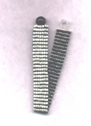 Reversible Beaded Bracelet - Black & White