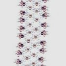 Bead Netted Bracelet - Lilac, Amethyst & Clear