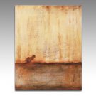 Not Far From The Island Of The Blessed (Marco Sivieri, oil abstract painting, 19.5" x 15.6" x 0.7")