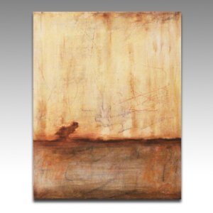 Not Far From The Island Of The Blessed (Marco Sivieri, oil abstract painting, 19.5" x 15.6" x 0.7")