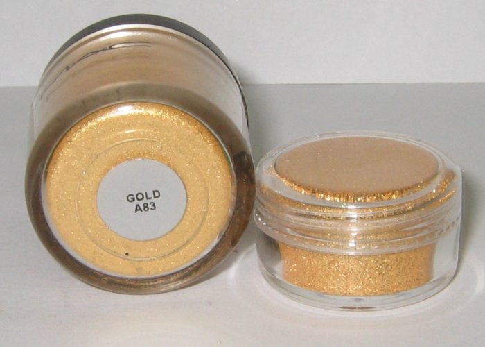 MAC - GOLD (FROST) 1/4 tsp Pigment Sample - HTF! RARE!