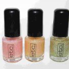 etc. Nail Polish - 3 Polish Set