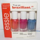 Essie 3 Mini Nail Polish Set - "I Say Go Braziliant" Macy's Exclusive - NEW