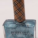 BURBERRY Nail Polish - Blue Metallic - RARE - HTF!