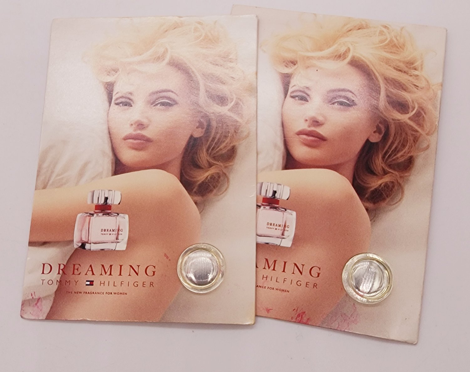 Tommy Hilfiger Dreaming Eau De Parfum Bubble Card Samples x2 0.02 oz - NEW