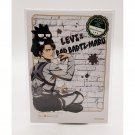 Attack on Titan x Sanrio Levi Ackerman & Badtz-Maru Postcard NEW 