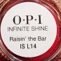 OPI Nail Polish Infinite Shine - Raisin' The Bar - IS L14 - NEW