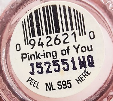 OPI Nail Polish - Pink-ing Of You - NL S95 - NEW