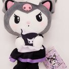 Sanrio Kuromi Tsundere Cafe Maid Plush NEW 