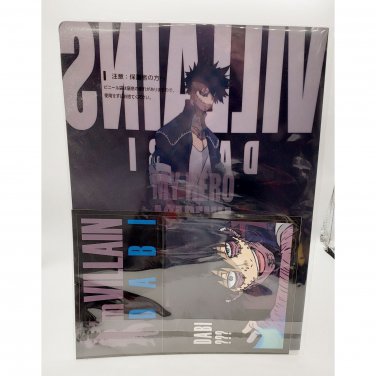 My Hero Academia Dabi Clear File Folder and Sticker Set NEW 