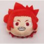 My Hero Academia Eijiro Kirishima Plush Face Badge Pin *US SELLLER*