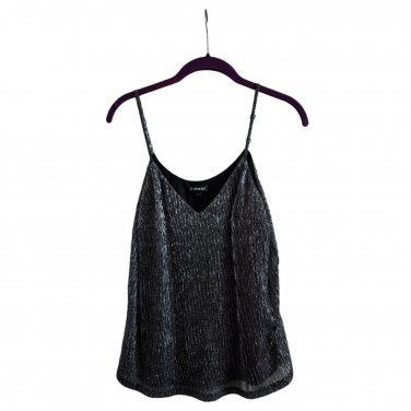Express Silver Spaghetti Strap Medium Cami NWT