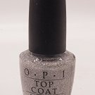 OPI Nail Polish- Paris Couture For Sure Glitter Nail Top Coat - SR 5R4 - NEW