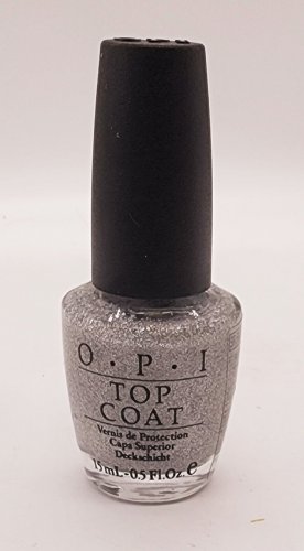 OPI Nail Polish- Paris Couture For Sure Glitter Nail Top Coat - SR 5R4 - NEW