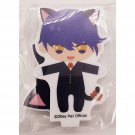 Obey Me! Leviathan Levi Black Cat Butler Cafe Reversible Acrylic Stand US SELLER