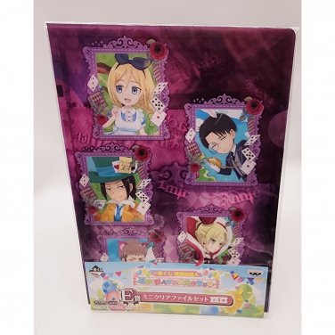 Attack on Titan Alice in Wonderland Junior High File Folders NEW 