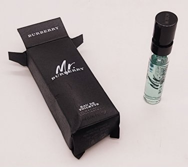 Mr. Burberry Eau de Toilette Vial Sample 0.05 oz - NEW